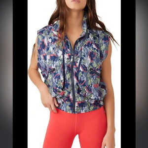 NWT!! Free People - Off the Grid Printed Vest - Supernova Combo - Size Medium